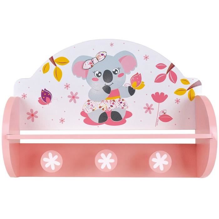 Mimi Cally Koala Coat Rack Shelf - FUN HOUSE - H.33 x W.46 x D.15 cm