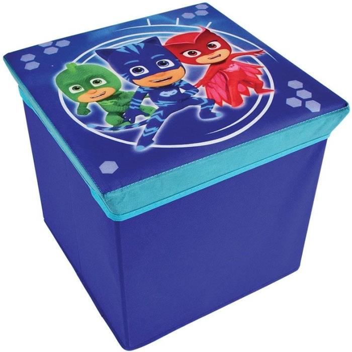 Fun House PJ Masks Children's Storage Stool - H.30 x W.30 x D.20 cm