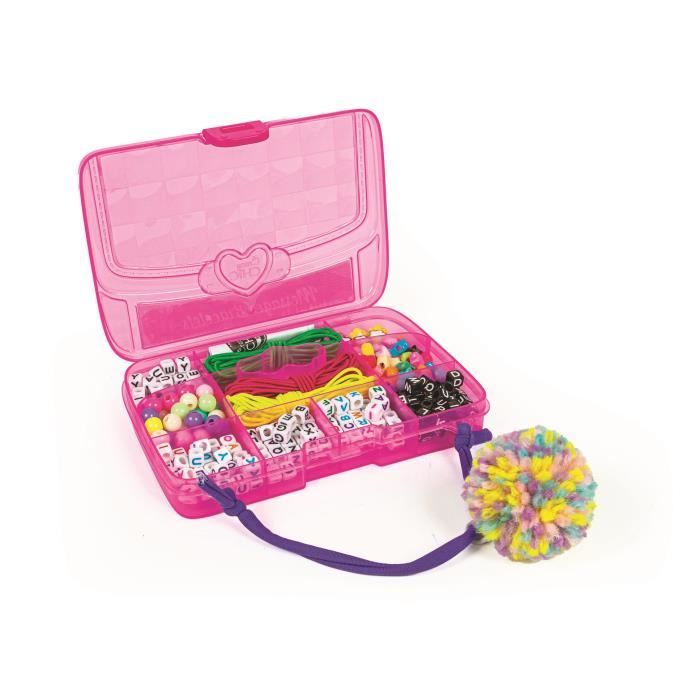 CLEMENTONI - Mini Pink Bracelet Creation Kit - Ages 6+