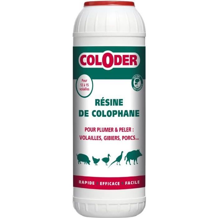 SANITERPEN COLODER - Rosin Resin 600 g - Used for Plucking Poultry
