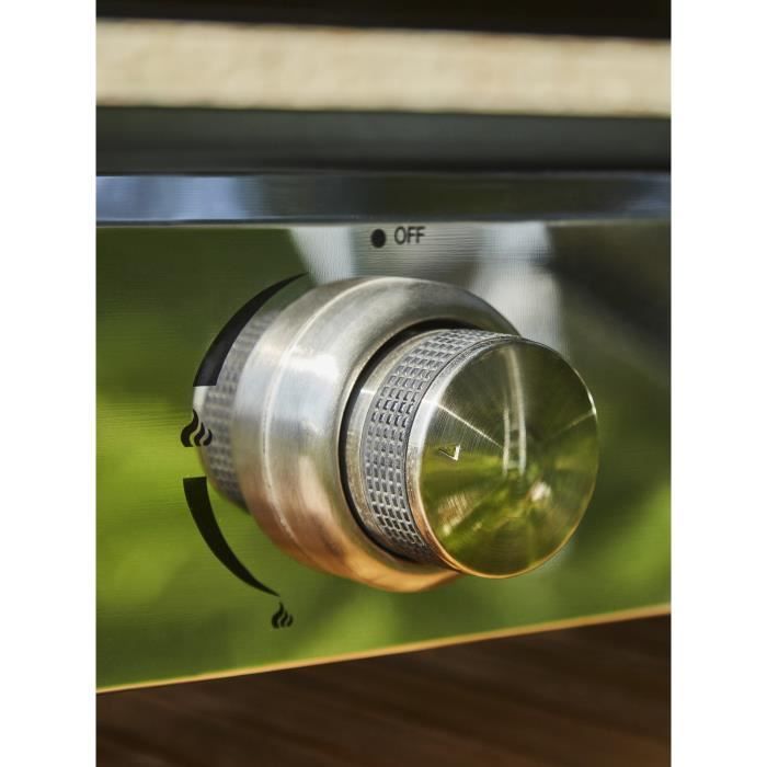 FAVEX COOKING BOX BRASILIA Gas Plancha - 4 Burners - 10kW - 84x41x24.5 cm - All Stainless Steel - Cooking Surface: 84x34 cm