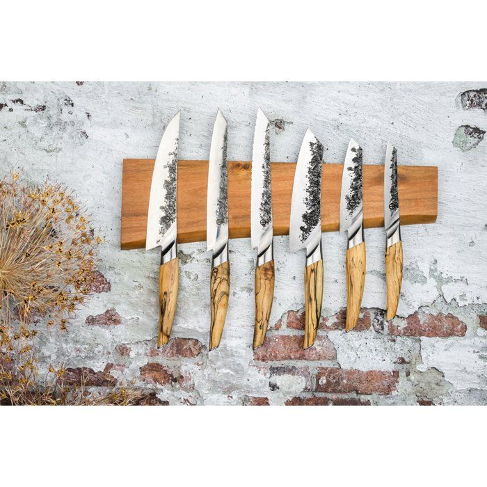 Forged Chef's Knife - KATAI - VG10 Steel - Root Wood Handle - 20.5 cm