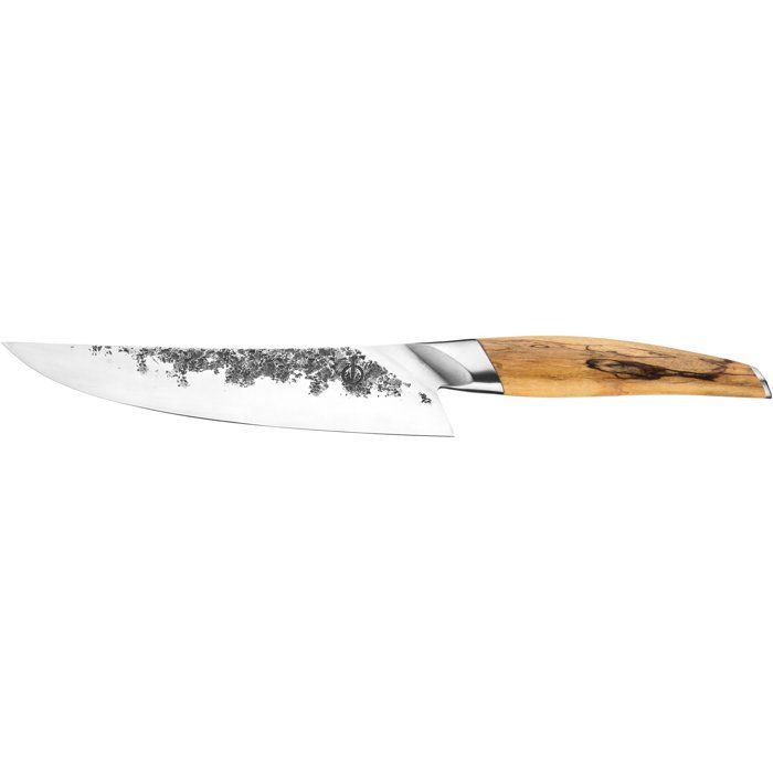 Forged Chef's Knife - KATAI - VG10 Steel - Root Wood Handle - 20.5 cm