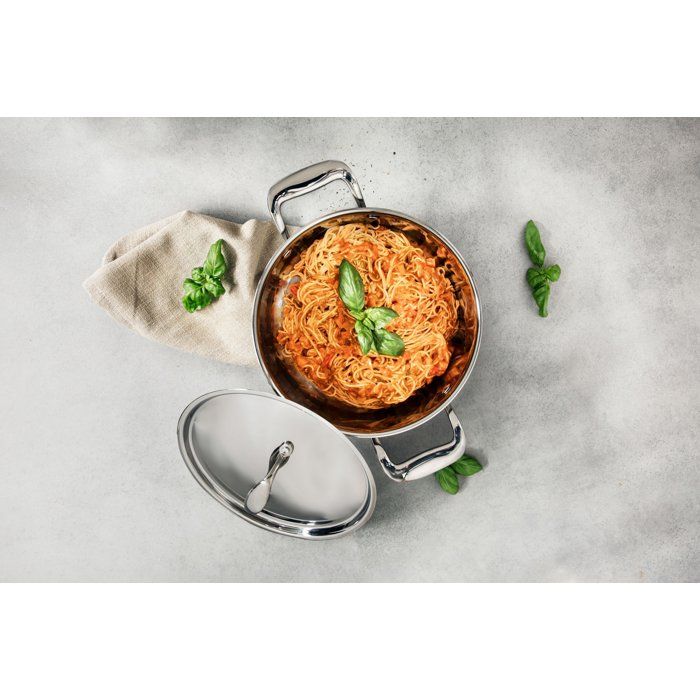 COSY & TRENDY CLASSIC Stainless Steel Casserole Dish - Ø22 cm - 4.18 L - Induction Compatible