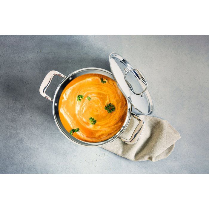 COSY & TRENDY CLASSIC Stainless Steel Casserole Dish - Ø24 cm - 7.14 L - Induction Compatible