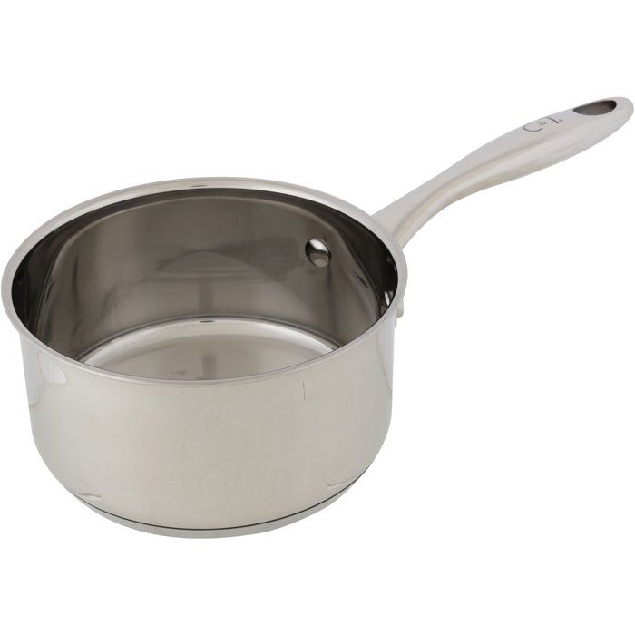 COSY & TRENDY Classic Saucepan - Stainless Steel - Ø16 cm - 1.61 L - Suitable for all hobs including induction