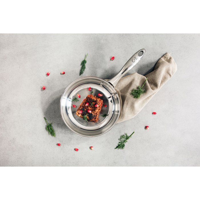COSY & TRENDY Frying Pan - CLASSIC - Stainless Steel - Ø20 cm - Induction Compatible