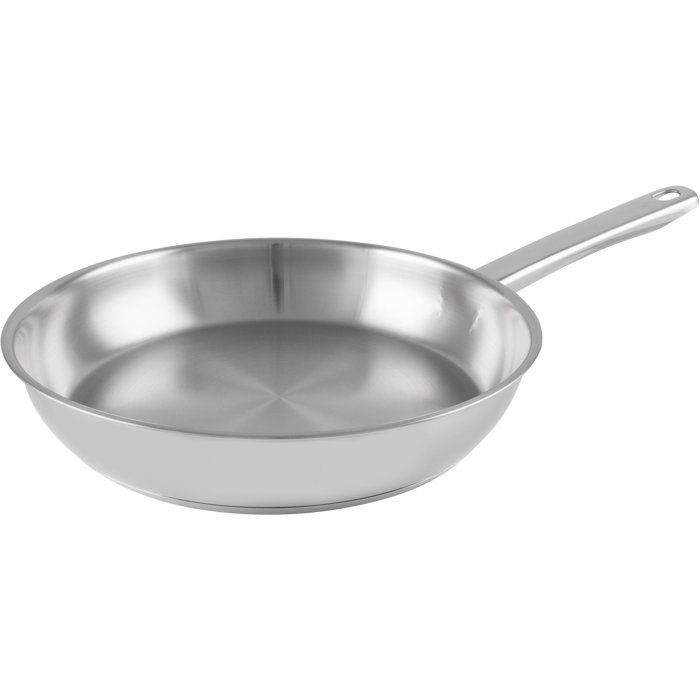 COSY & TRENDY Frying Pan - DAILY - Ø 24 cm - Stainless Steel - Suitable for All Hobs Including Induction