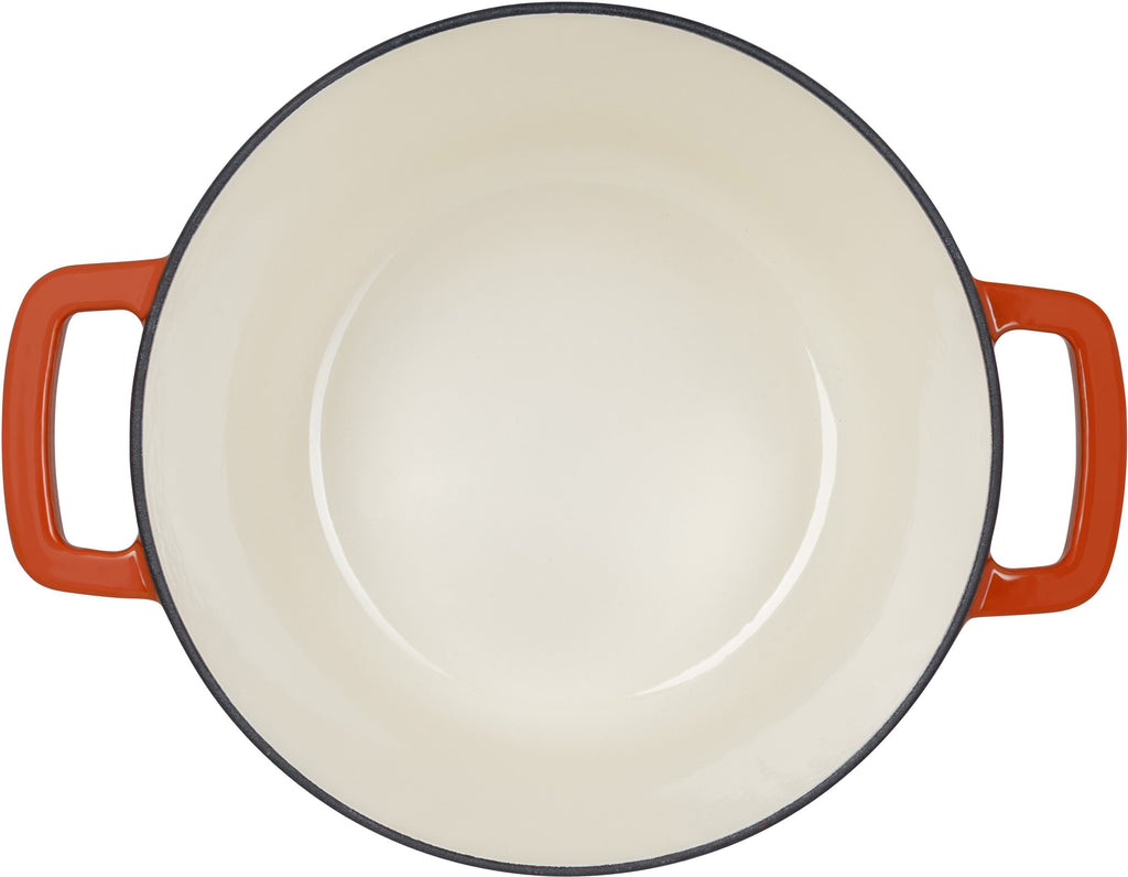 Cocotte avec couvercle - COSY & TRENDY - FONTESTIC - Fonte émaillée- Ø24 cm - 4,6 L - Tous feux dont induction - Rouille