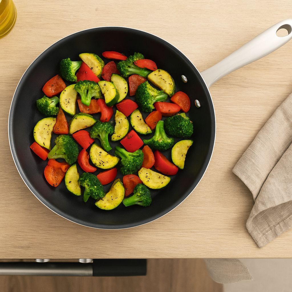 COSY & TRENDY CLASSIC Frying Pan - Ø 20 cm - Non-Stick - Stainless Steel - Compatible with All Hobs