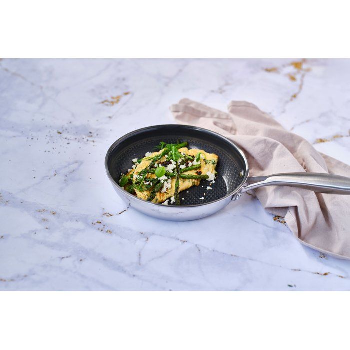 COSY & TRENDY Frying Pan - HEXAPRO - Stainless Steel - Ø20 cm - Non-stick - Induction Compatible