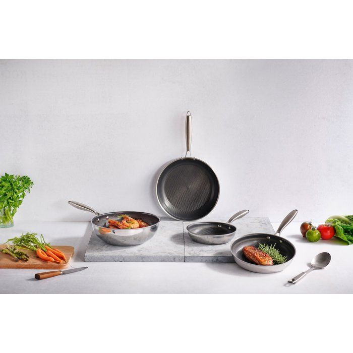 COSY & TRENDY Frying Pan - HEXAPRO - Stainless Steel - Ø24 cm - Non-stick - Induction Compatible