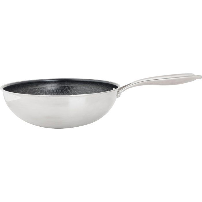 COSY & TRENDY Wok - HEXAPRO - Stainless Steel - Ø24 cm - Non-stick - Suitable for All Hobs Including Induction
