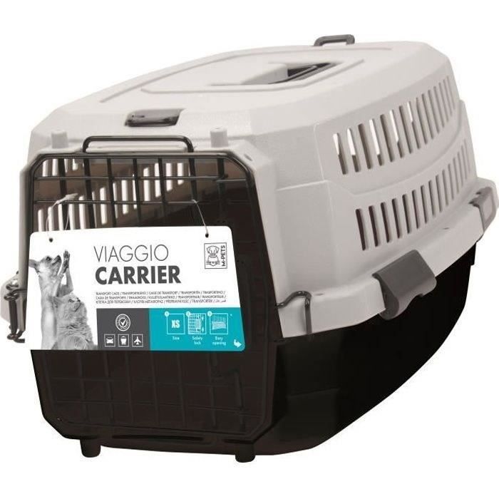 M-PETS Viaggio Carrier M 68x47.6x45cm - Black and Grey - For Dogs