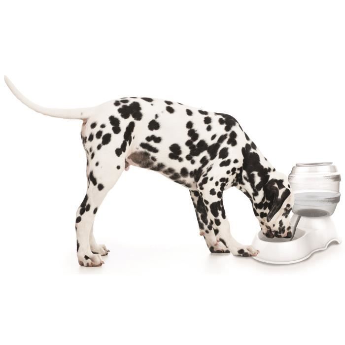 M-PETS Cylinder Water Dispenser - 3500 ml - White - For Dogs