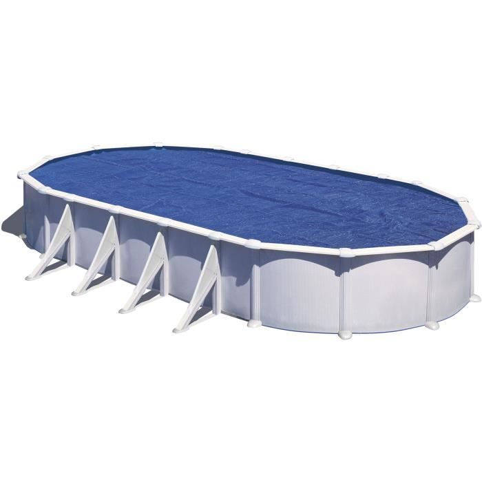 GRE - Summer bubble cover for 6.10 x 3.75 m above-ground pool - 0.18 mm thick