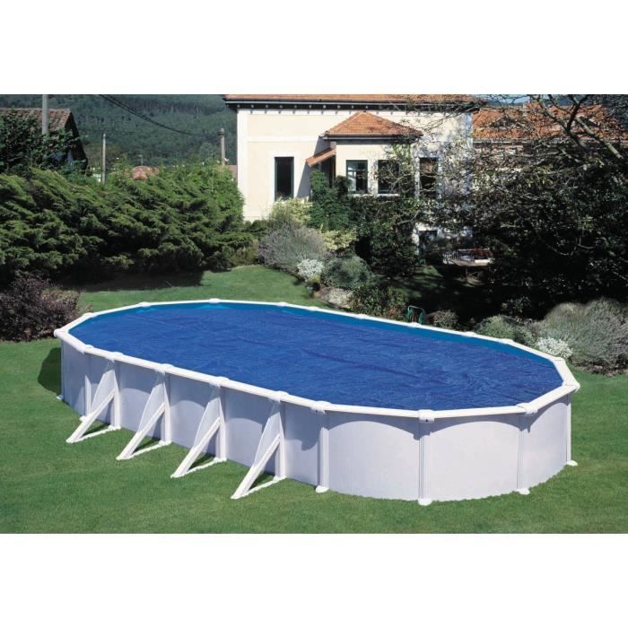 GRE - Summer bubble cover for 6.10 x 3.75 m above-ground pool - 0.18 mm thick