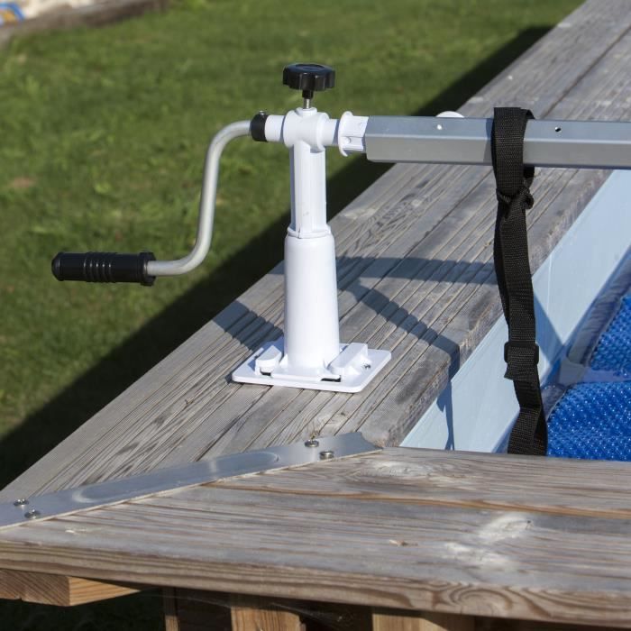 GRE - Cover Reel for Above Ground Pools up to 5.8 m Wide - Cylindrical Model