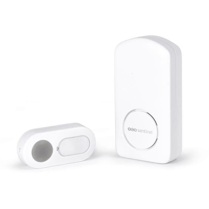 SCS SENTINEL Wireless Doorbell - OneBell 200 - 200 m Range - 15 Melodies - IP55