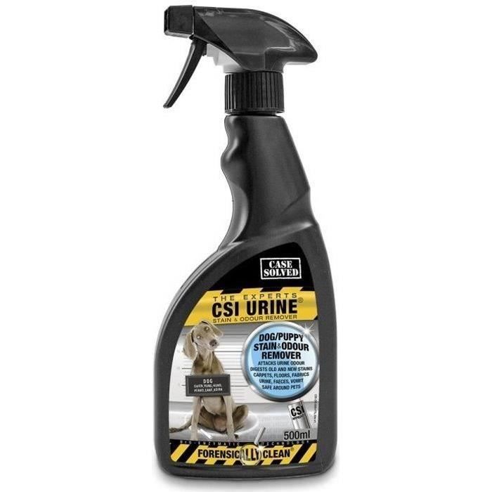 CSI Urine Spray 500 ml - Stain and Odor Remover for Dogs and Puppies
