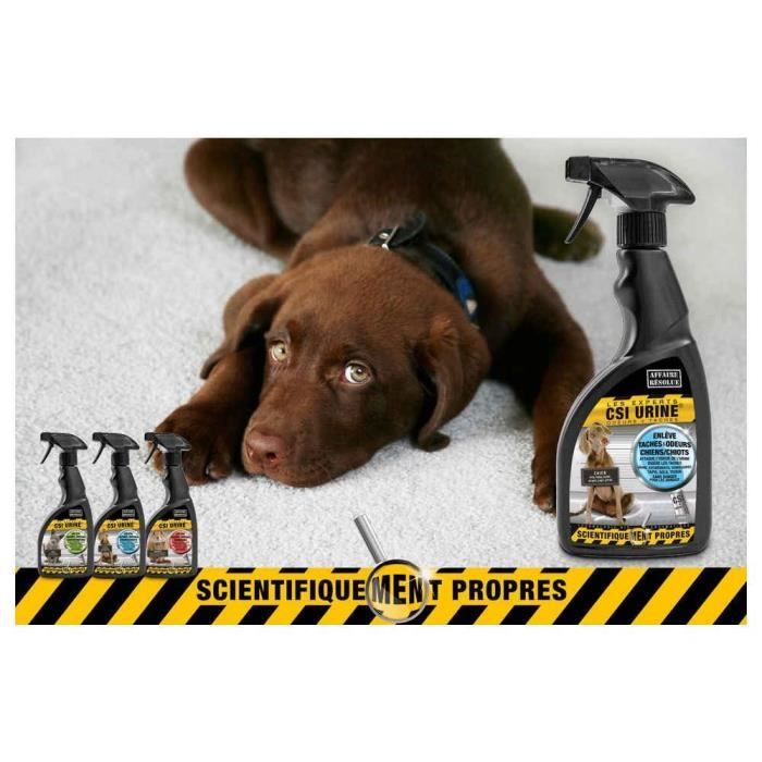 CSI Urine Spray 500 ml - Stain and Odor Remover for Dogs and Puppies