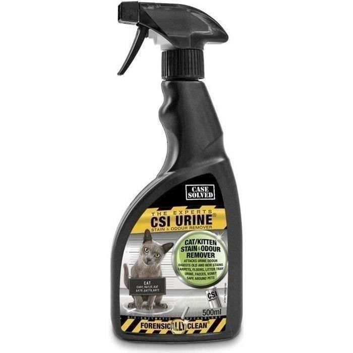 CSI URINE Spray 500 ml - Stain and Odor Remover for Cats and Kittens