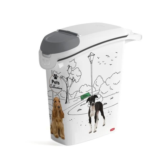 CURVER PetLife Food Storage Container 10 kg - White - Plastic