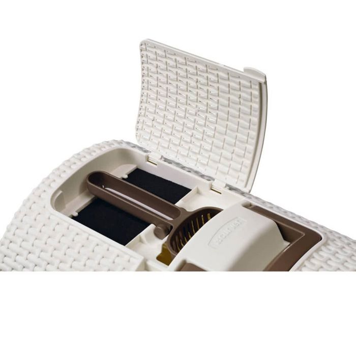 Curver Cat Litter Box 51 x 38.5 x 39.5 cm - White 51x38.5x39.5