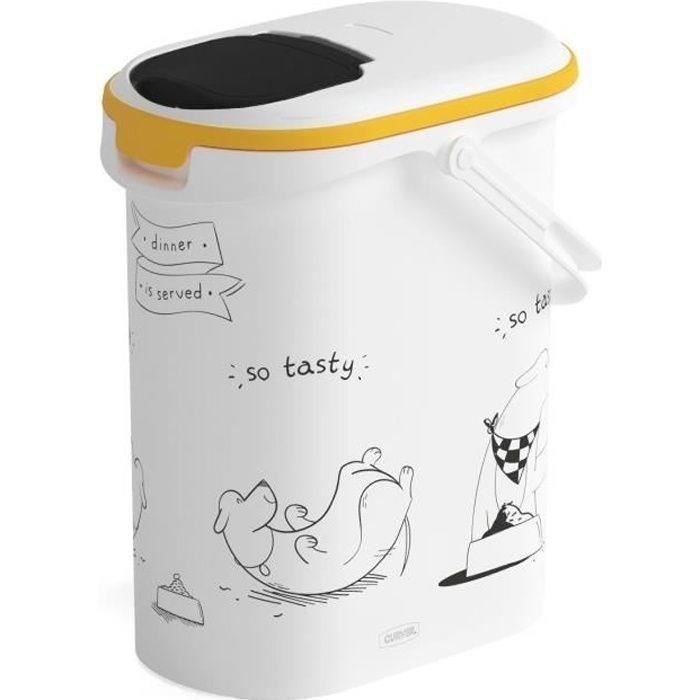 CURVER Dog Food Container 4 kg - 10 L - Dinner is Served