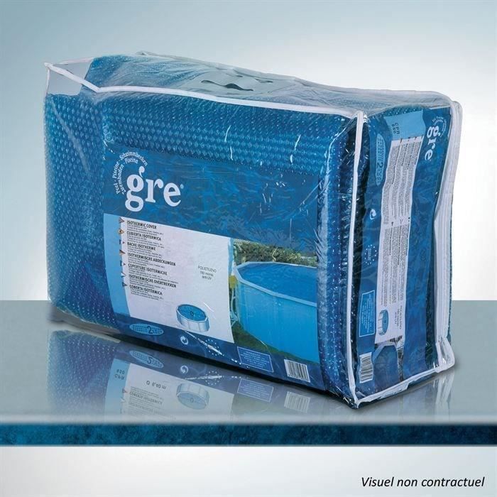 GRE Summer Bubble Cover for Round Above-Ground Pools Ø 4.50 m to Ø 4.60 m - 0.18 mm Thickness