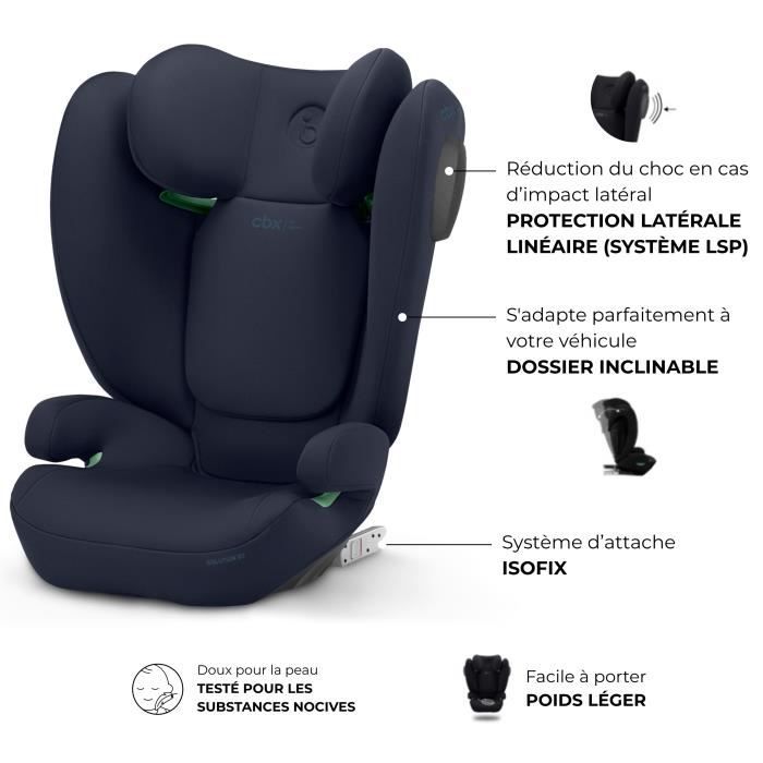 CYBEX Solution B3 i-Fix Car Seat 3-12 Years 15-50 kg 100-150 cm - Blue
