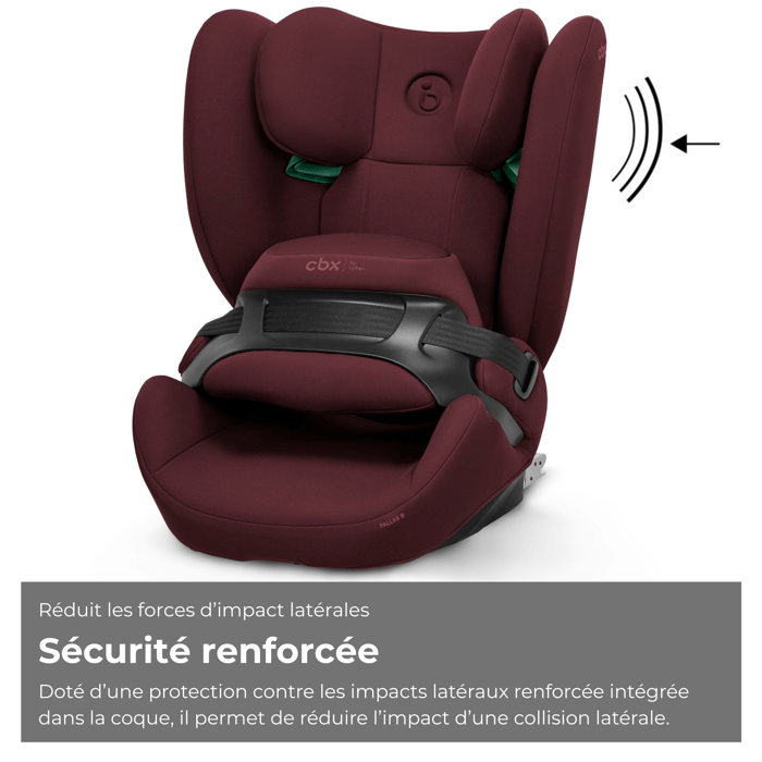 CYBEX Pallas B i-Size Car Seat 15 Months-12 Years 9-50 kg 76-150 cm - Rumba Red