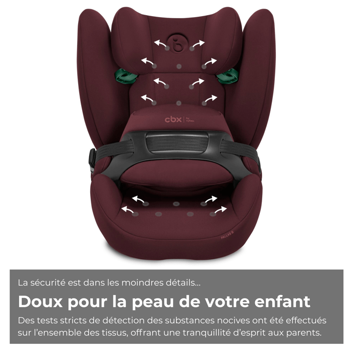 CYBEX Pallas B i-Size Car Seat 15 Months-12 Years 9-50 kg 76-150 cm - Rumba Red