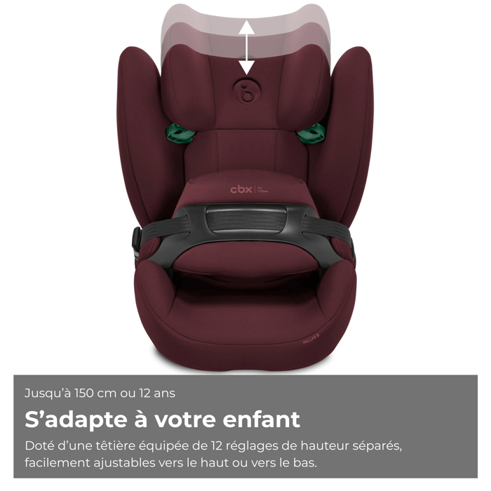 CYBEX Pallas B i-Size Car Seat 15 Months-12 Years 9-50 kg 76-150 cm - Rumba Red