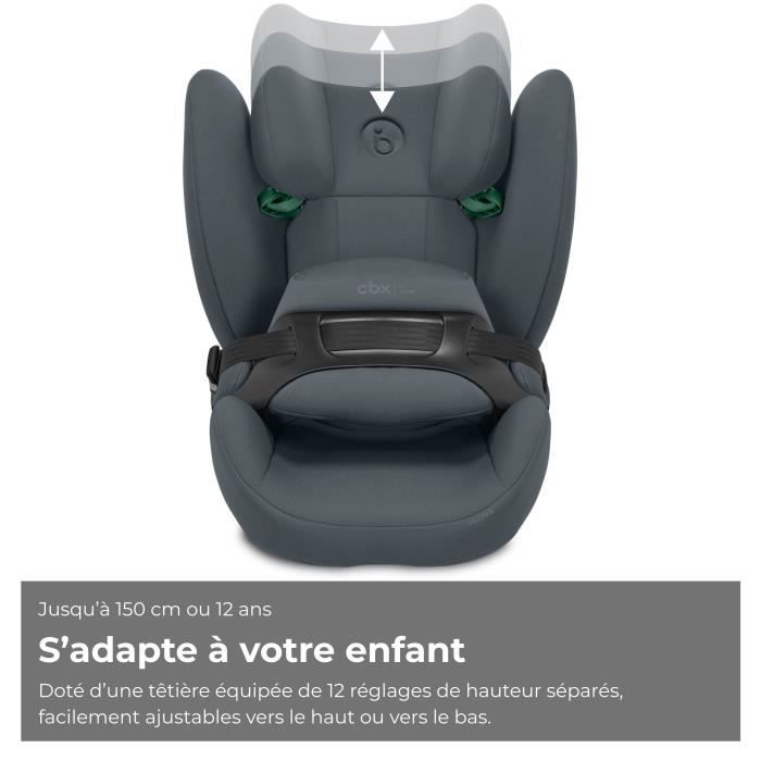 CYBEX Pallas B i-Size Car Seat 15 Months-12 Years 9-50 kg 76-150 cm - Cobblestone Grey