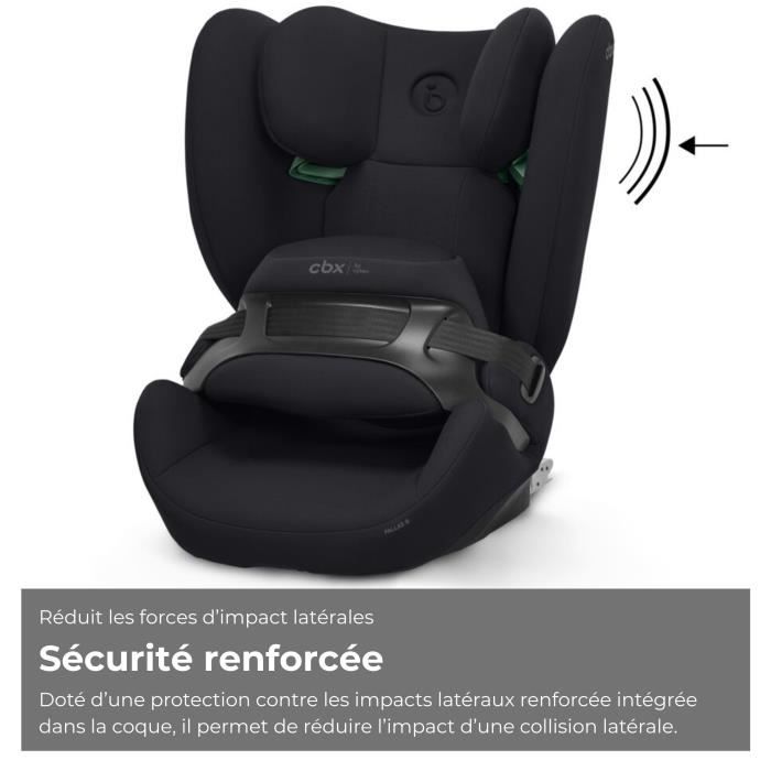 CYBEX Silver Pallas B i-Size Child Car Seat, 76-150 cm, Group 1/2/3, Impact Shield