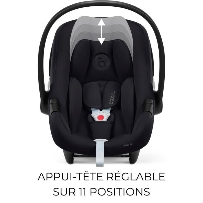Cybex Aton B2 i-Size CBX Car Seat - 45 to 87 cm - Birth up to 13 kg - Volcano Black