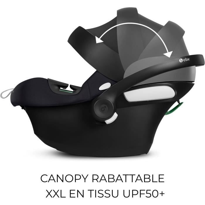 Cybex Aton B2 i-Size CBX Car Seat - 45 to 87 cm - Birth up to 13 kg - Volcano Black