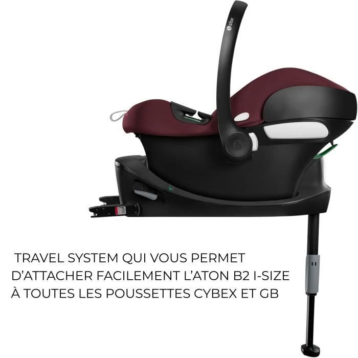 Cybex Aton B2 i-Size CBX Car Seat - 45 to 87 cm - Birth up to 13 kg - Red