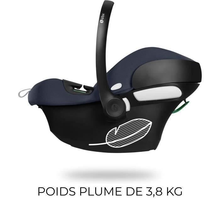 Cybex Aton B2 i-Size Car Seat - 45 to 87 cm - Birth to 13 kg - Base One Included - Blue