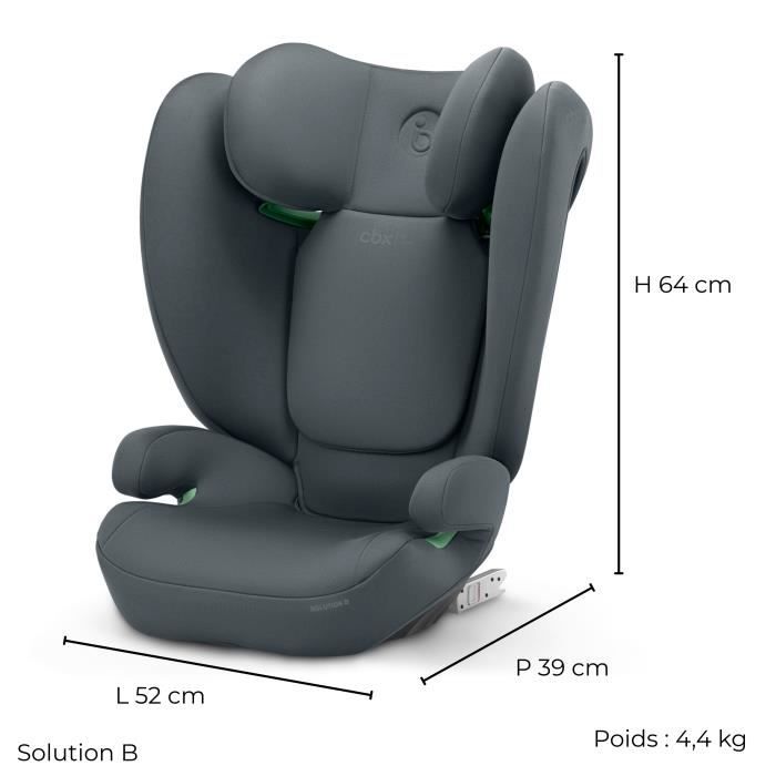 CYBEX Solution B i-Fix Car Seat 3-12 Years 15-50 kg 100-150 cm - Grey