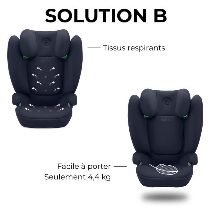 Cybex Solution B i-Fix Car Seat - 3 to 12 Years - 15 to 50 kg - 100 to 150 cm - Blue