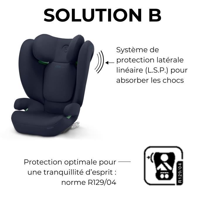 Cybex Solution B i-Fix Car Seat - 3 to 12 Years - 15 to 50 kg - 100 to 150 cm - Blue