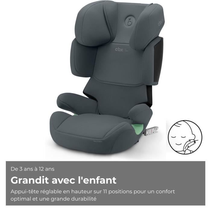 Cybex Solution X i-Fix Car Seat - Group 2/3 - 100-150 cm - Grey