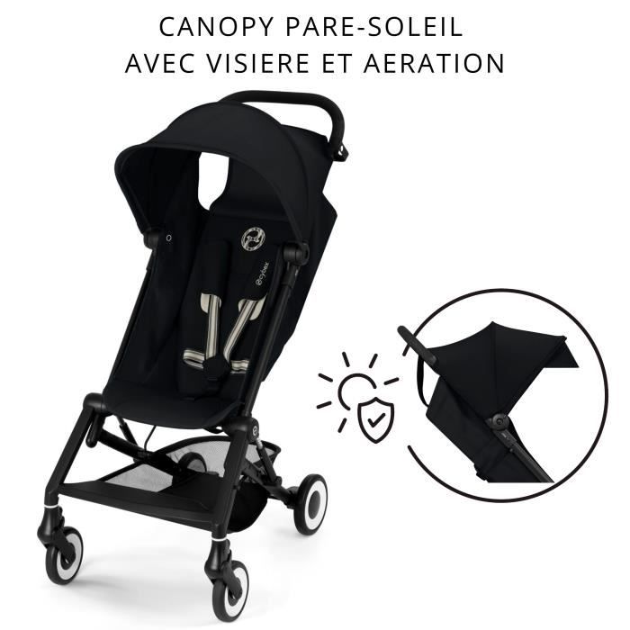 AGIS Ultra-Compact Stroller, Reclining Seat, Cabin Baggage Compatible