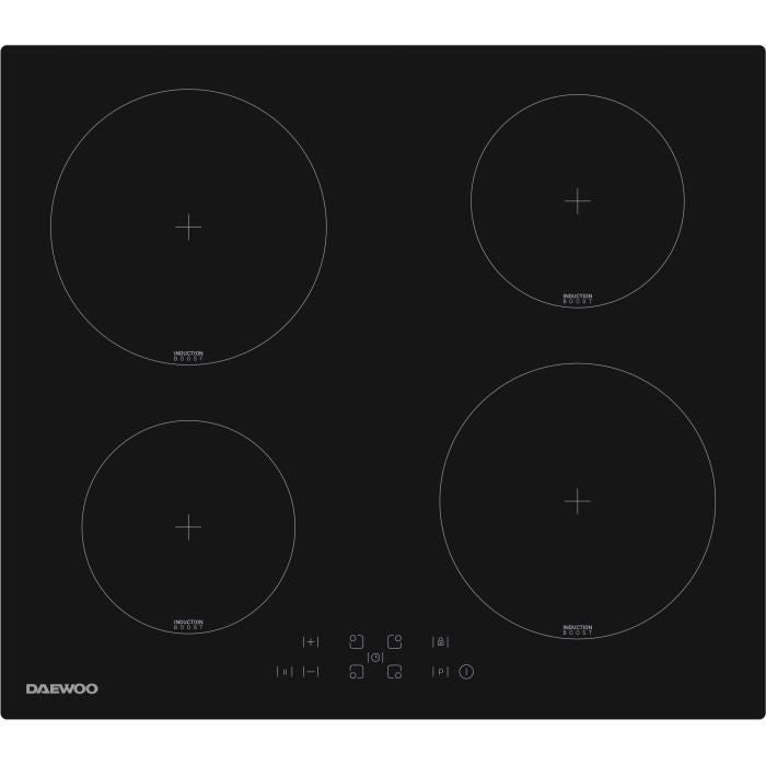 DAEWOO Induction Hob - BH6ITF37BNM - 4 Burners - 60 cm - Black