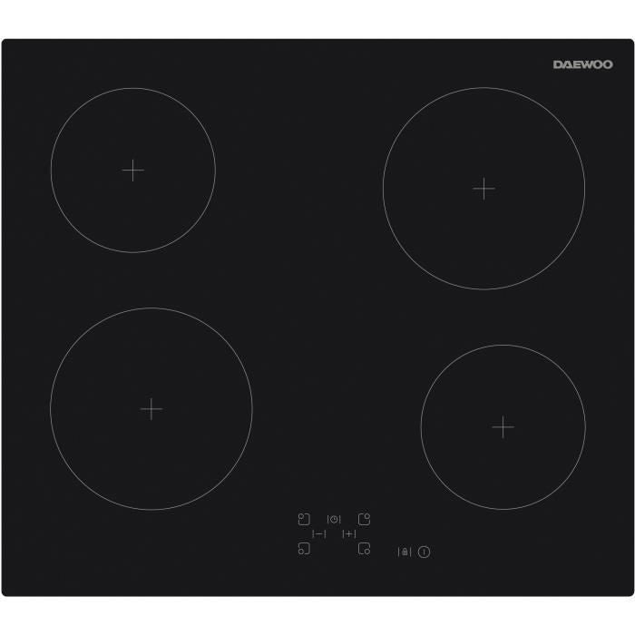 DAEWOO Ceramic Hob - 4 Burners - 60 cm - BH6VTF27BNM - Black
