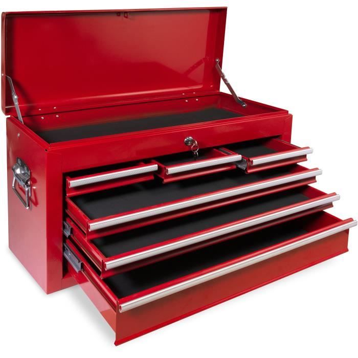 DEFPRO Tool Chest with 6 Drawers and Access Hatch - 35H x 60W x 26D cm 6-drawer