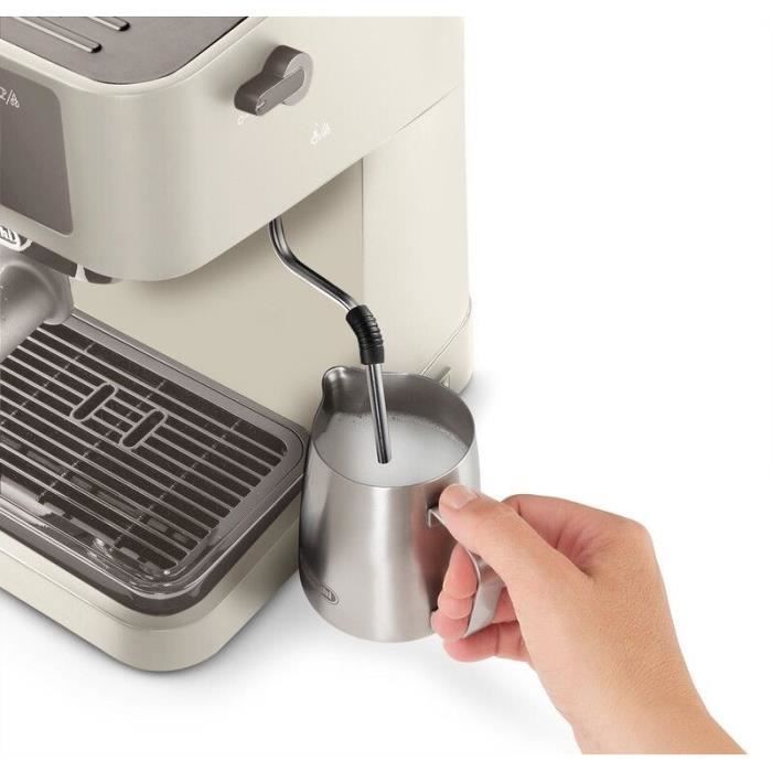 DELONGHI STILOSA EC235.CR Espresso Machine - Single Pump - Stainless Steel Boiler - ESE Compatible - Steam Nozzle - Cream Finish