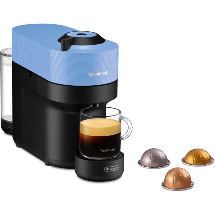 Nespresso Coffee Capsules - DeLonghi Vertuo Pop ENV90.A - Blue - 7 Capsules Included
